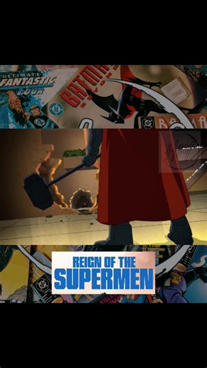 Erradicador vs Steel Erradicador vs Cyborg Superman Superman Reino de los Super Hombres #superman #comics #dccomics #ligadelajusticia #batman | HM Clips