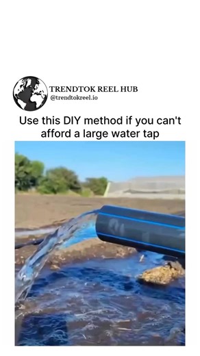 🌍 TRENDTOK REEL HUB on Instagram: "The video shows a hands-on DIY tutorial for creating a portable shower head by cutting holes in a recycled plastic bottle, taping it to a hose, and using pliers for precision, enabling controlled water flow outdoors. This method repurposes common household waste into a functional tool, echoing widespread life hacks seen in tutorials since 2017 for camping or off-grid living, promoting sustainability by reducing plastic discard. High engagement—over 800,000 vie