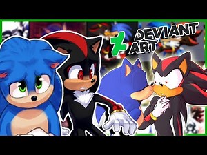 Movie Sonic and Movie Shadow visit DeviantArt - SONADOW?!!