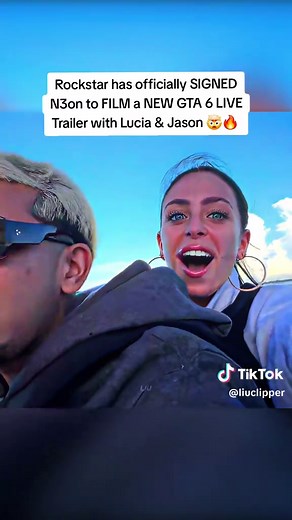 N3on Filmed New GTA 6 Live Trailer with Lucia & Jason — Rockstar Signed