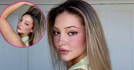 Madelyn Cline Goes Braless in See-Through Lace Shirt: Watch