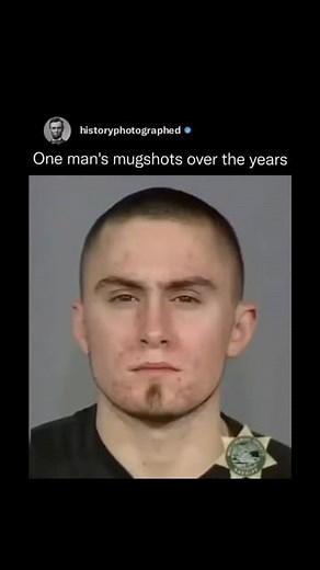 History Photographed | Matthew Joseph Medlin’s mugshots over 14+ years show a striking transformation linked to addiction and repeated arrests. First booked at... | Instagram