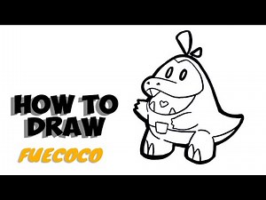 How to Draw Fuecoco From Pokemon