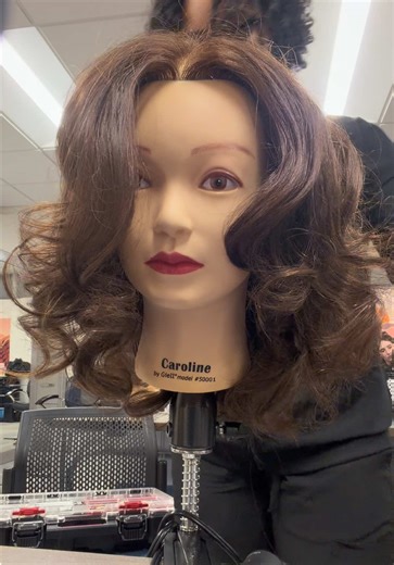 Using the Marcel curling irons for the first time.I am cracking up at how many times I got burnt . 😂😂 Sidenote, sorry for all the and’s , ummm & but’s that I keep repeating in the video😖 #fyp #cosmetologyjourney #collegeinyour30s #cosmetologyschool #cosmetologystudent