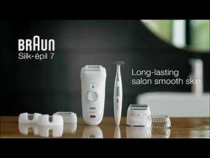 Women's Wet and Dry Cordless Epilator Electric Hair Removal Machine | Braun Silk Epil 7 7-561