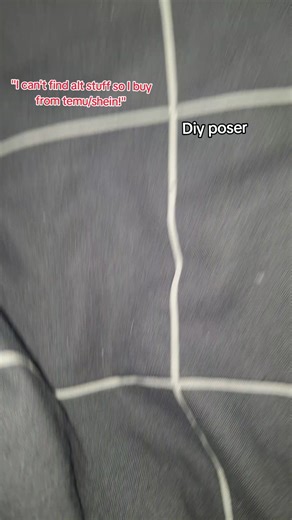 Hot glue, studs and ribbon can do a lot btw. You're not alt if you buy from shein or temu! do it yourself!!! #alt #diy #foryoupage #poser #xzcyba