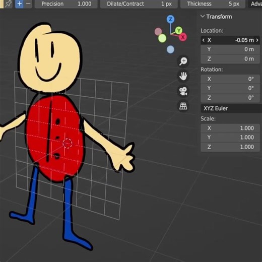 Understand Blender Grease Pencil Drawing Plane - Dantti tips series 021