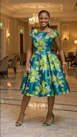 Elegant Emerald Floral Dress Look 🌿 | Classy Midi Outfit Inspiration for Women #ankarastyles #gown