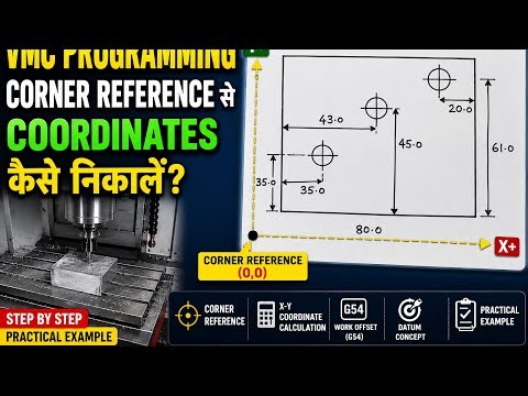 VMC Programming for Beginners | Corner Reference Coordinate Calculation. VMC Programming Training