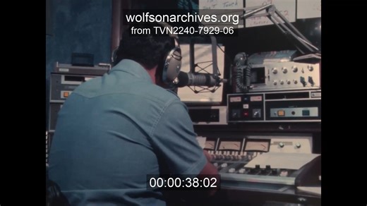 It's National Disc Jockey Day! As shown in this WTVJ newsfilm from 1976 (50 years ago!), DJs Charlie Murdock and Rick Shaw at Miami radio station WAXY play the "oldies," with the venerable Shaw providing an explanation of why people enjoy music from the past. The segment also has some good footage of what a radio station looked like way back then. #SouthFLArchives #nationaldiscjockeyday #WTVJnewsfilm #theoldies | Lynn and Louis Wolfson II Florida Moving Image Archives