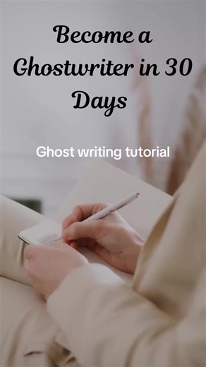 Become a Ghostwriter in 30 Days: Your Career Starts Here