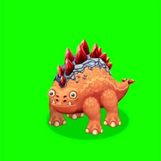 Stogg Pure Green Screen [idle_party_island] | My Singing Monsters Dawn of Fire
