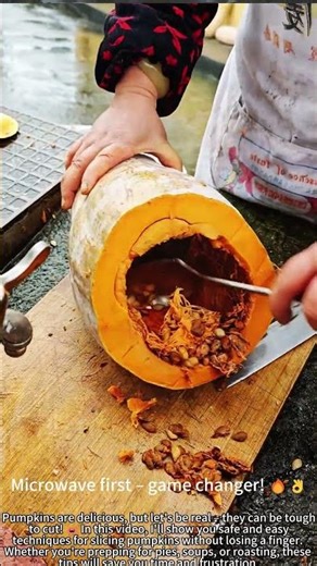 Cut Pumpkin: Easy & Safe Slicing Tips! 🎃🔪
