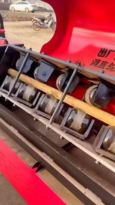 Scaffolding steel pipe straightening machine #scaffolding #steelpipe | Haha Liu