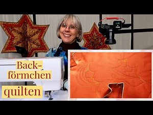 Quilten für Anfänger Backförmchen Freihand Quilten