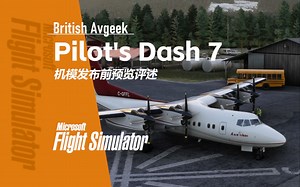 【机模评述DHC7】Pilot's Dash 7 发布前预览飞行评述 - British Avgeek