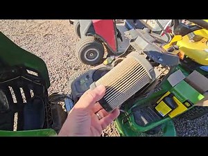 How to Change Oil, Filters, and Spark Plug on a John Deere S100 Riding Lawn Mower