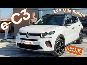 Citroen e-C3 2025 UK RHD Review, Cheap & Cheerful EV! (4K) | Carcode