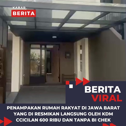 Perumahan Rumah Rakyat Jawa Barat 7000 Unit — Fasilitas Lengkap