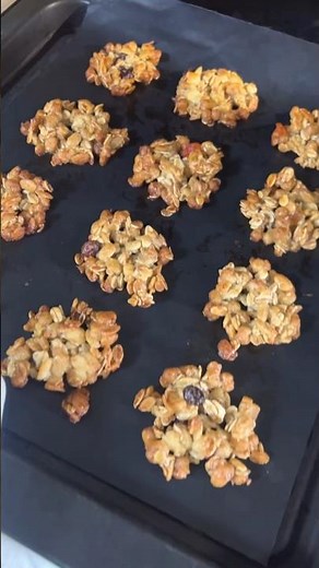 【材料2つ】一生食べられる…カリカリザクザク！フルグラクッキー #オートミール #クッキーレシピ #グラノーラ #フルグラ