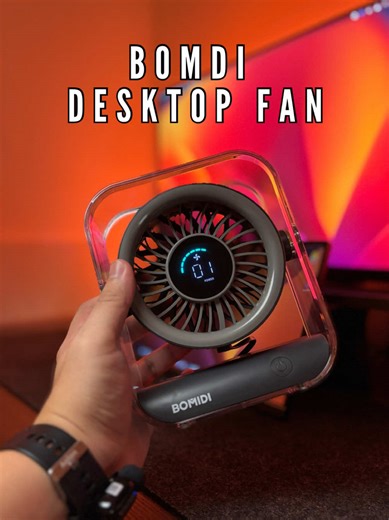 Bomidi Desk Fan: Quiet and Compact Airflow Solution