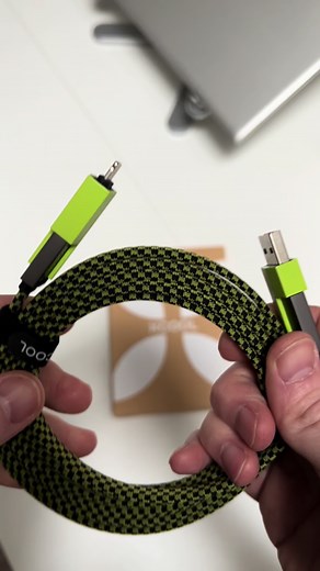 The XCool Cable Monster is a 4 in 1 charging cable that has usb c, usb a, and lightning. #charger #usbc #usb #lightning #charge #chargingcable #xcool #webbtech #sale