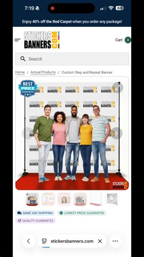 Crafters… WHY are y’all still overpaying for backdrops when you can make your OWN?! I just dropped a step-by-step showing you exactly how I create custom backdrops using StickerBanner.com 🎉 Perfect for your events, brand shoots, pop-ups, and content days Stop guessing. Stop wasting money. It’s time to level up your craft game AND your brand visuals Press play and let me show you how to do it the Crafting Besties way 🐝 #CraftingBesties #stickerbanner #craftingtutorials