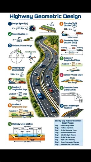 Highway Engineering design | Basic Civil Engineering