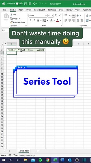 Efficiently Open Series Tool in Excel: Tips & Tricks