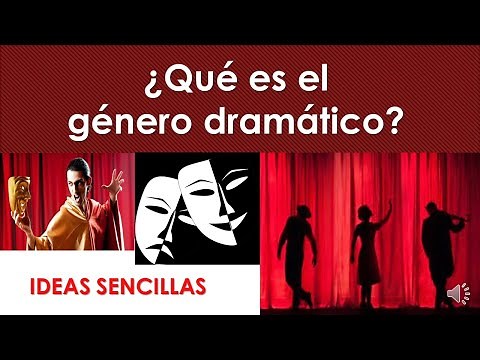 El género dramático (características). Vídeo 1.