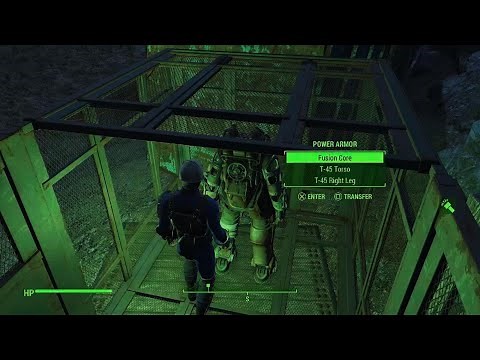 Unlock T-45 Power Armor on Train + Location, Fallout 4