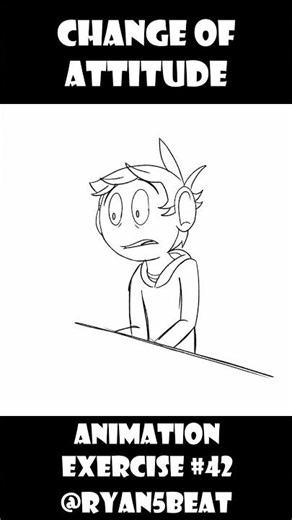 Animation Exercise 42 - Change of Attitude #2danimation #animation #animatedshorts #animator #art