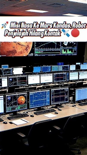🚀 Misi NASA ke Mars Kandas, Robot Penjelajah Hilang Kontak 🛰️🔴