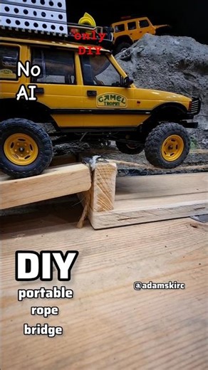 diy portable obstacle for indoor mini crawler rc course