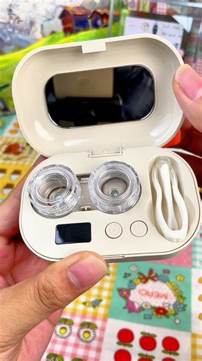 Ultrasonic Contact Lens Cleaning Case Overview