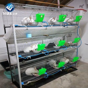 [Hot Item] 4 Tier 24 Door Rabbit Cage for Sale Commercial Rabbit Cage