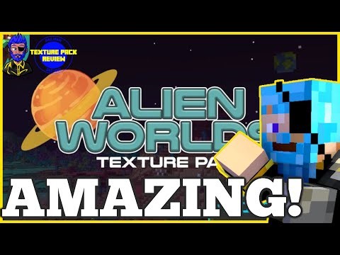 Daz Man Reviews Alien Worlds Texture Pack In Minecraft Bedrock! THROWBACK THURSDAYS! Review