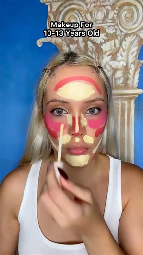 POV: Cute Make-Up Tutorial For 10-13 Years Old 🏫🌸 (RATE IT 1-10 👇) #Shorts
