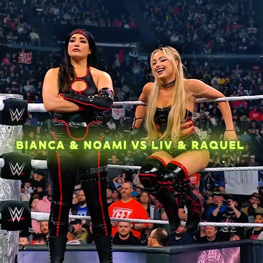 Liv & Raquel Face Naomi & Bianca 🔥|| WWE Tag Team Partners 🥶|| #wwe #edit #short