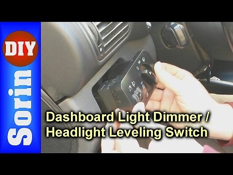 Dashboard Light Dimmer Switch/Headlight Leveling Switch - Seat Leon 1m / Toledo 2