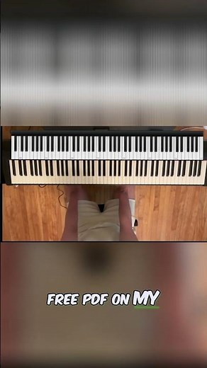 Free Piano Lessons & PDF: Play Piano FAST! Beginner Tips! #shorts