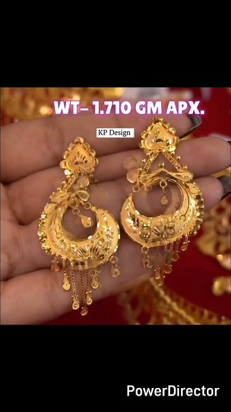 latest gold earrings designs with price new model gold earrings designs in 2 - 3 gram #goldearrings​