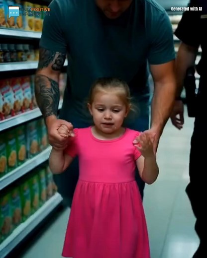 The Little Girl Lifted Her Hand With All Five Fingers Spread — But It Wasn’t a Simple Greeting. It Was a Quiet Plea for Help, a Hidden Signal Only a Trained Eye Could Recognize. The Officer’s Expression Changed Instantly — And What Happened Next Was Something No One in the Supermarket Saw Coming Officer Daniel Reyes froze — and what happened next turned the calm supermarket into chaos. The cereal aisle was quiet except for the hum of the lights and the occasional squeak from a cart. Officer Reye