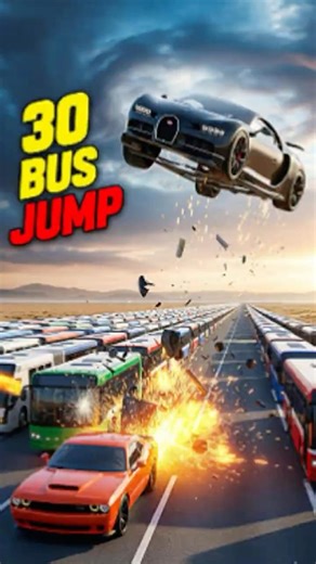 Can These Supercars Jump 30 Buses? | GTA 5 Challenge #gta5