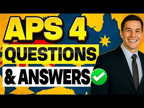 APS 4 INTERVIEW QUESTIONS & ANSWERS (How to PASS an Australian Public Service Job Interview)
