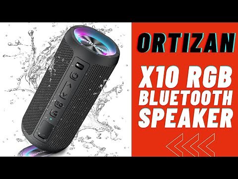 Ortizan X10 RGB Bluetooth Speaker REVIEW