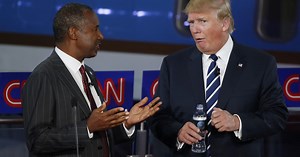 Dr. Ben Carson weighed in on vaccines, while Donald Trump contradicted standard medical advice by advocating spacing out childhood vaccinations over a longer period of time.