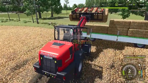 Hinterkaifeck_ COLLECTING AND LOADING STRAW BALES_ FEEDING ANIMALS _ Hinterkaifeck _ #7 Part 23 | Tony Starm