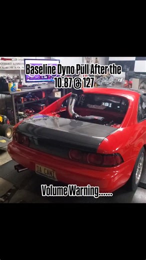 Eric Hux on Instagram: "A quick dyno pull to see what power we were making on the 10.87 pass. We had a misfire at the track and it repeated here. Our track outing was 2 months after I last tested car and made a bunch of minor corrections. Apparently bad fuel or tune. Nobody wants to make less power but knowing there is more E.T. is always exciting. Keep pushing. #huxracing #huxbuilt #2grmr2 #SW20 #mr2"