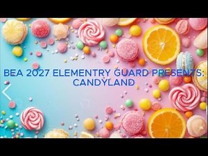 Candyland Indoor Elementry Guard show music